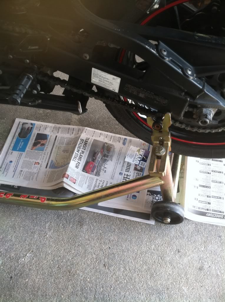 How to clean and lube the chain... Kawasaki Ninja ZX6R Forum