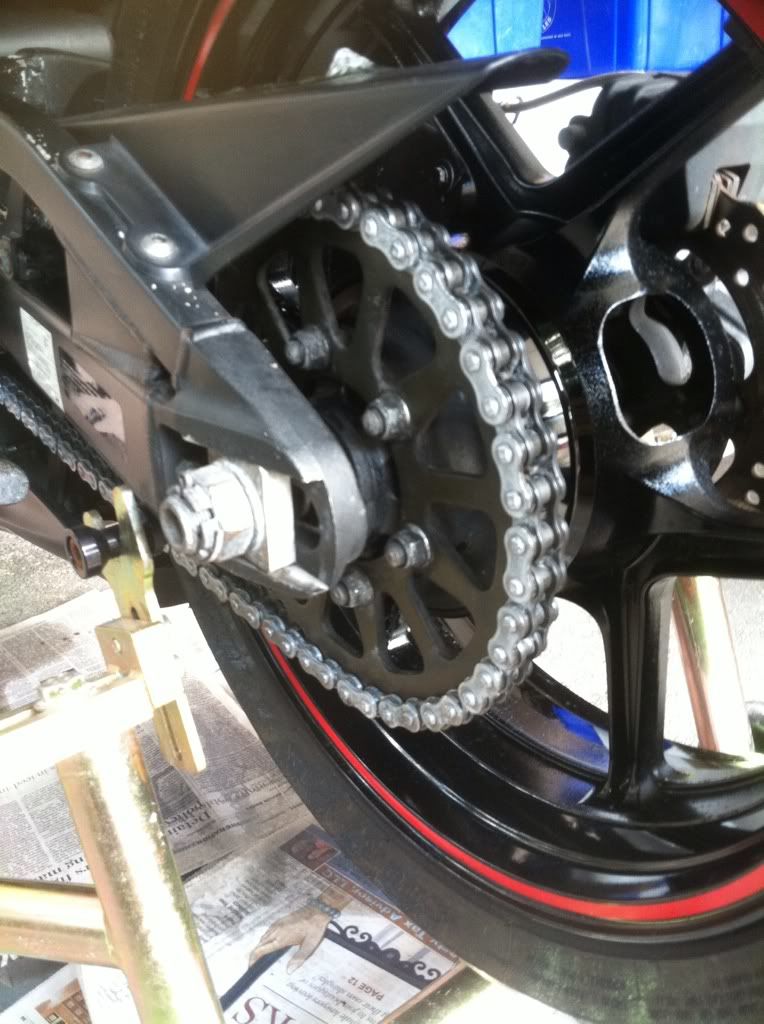 How to clean and lube the chain... Kawasaki Ninja ZX6R Forum