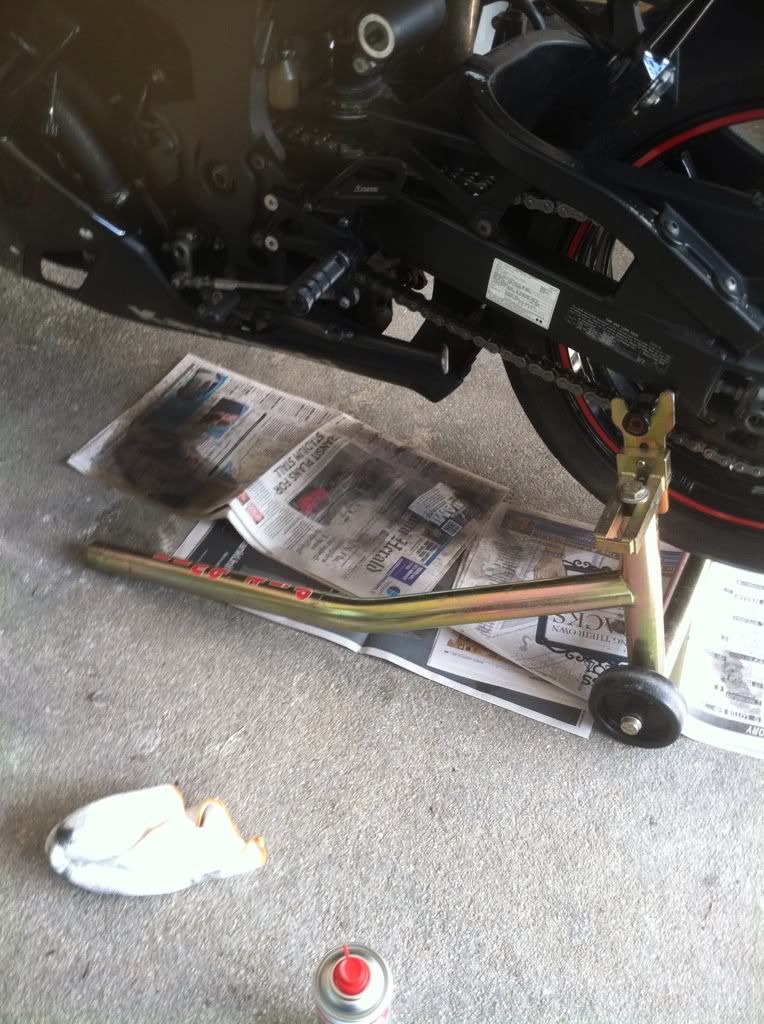 How to clean and lube the chain... Kawasaki Ninja ZX6R Forum