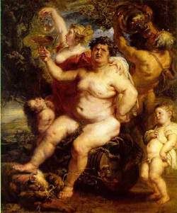 Baco, cuadro de Rubens