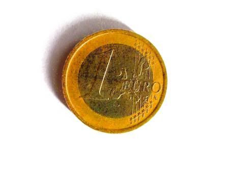 una momeda de un euro