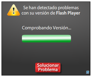 flash player desactualizado