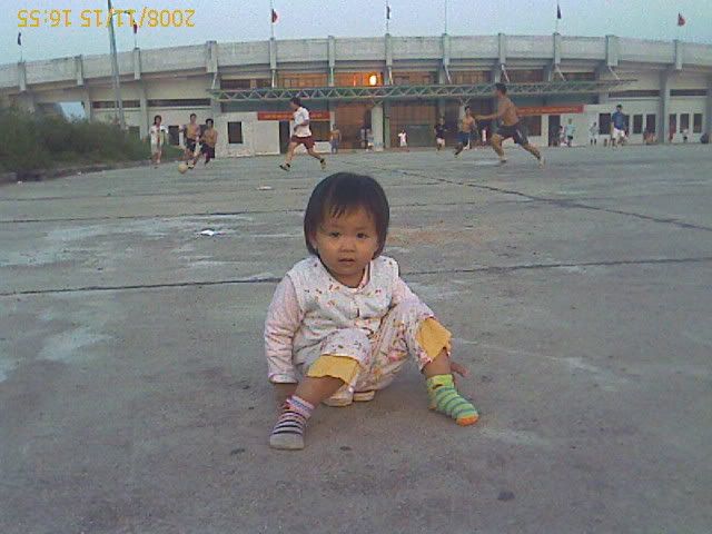 Ngồi như này được không Bố?
