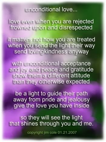 Unconditional Love?