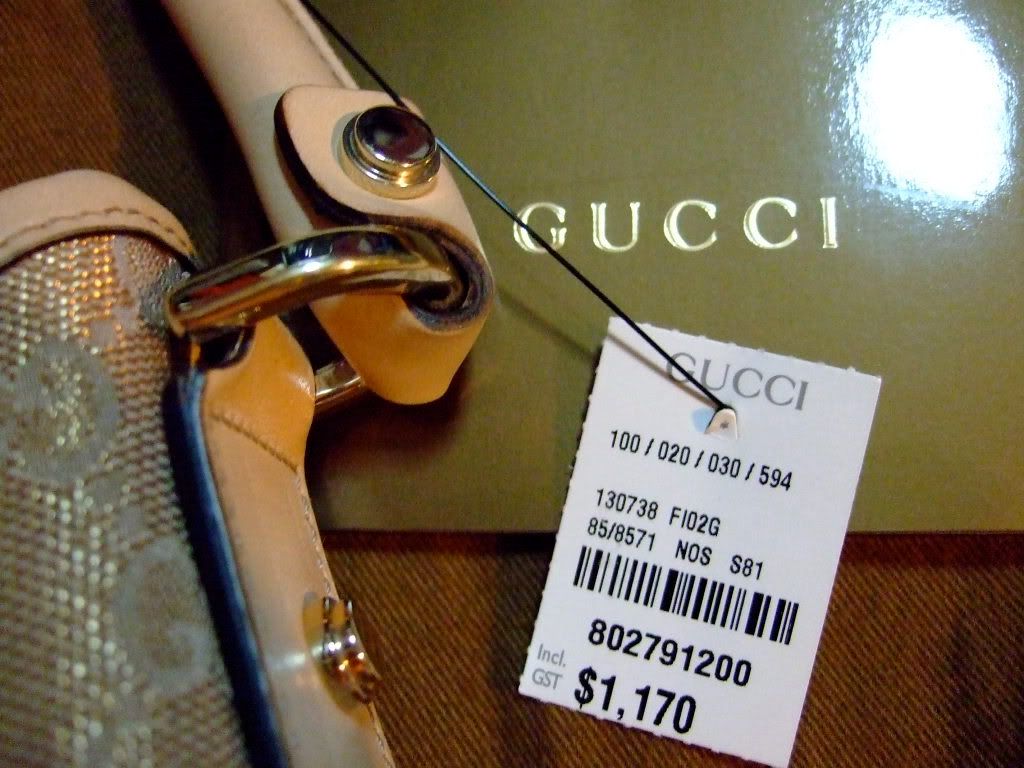 gucci price tag