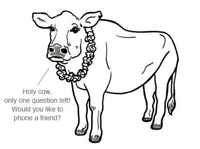 Indian Cow Cartoon