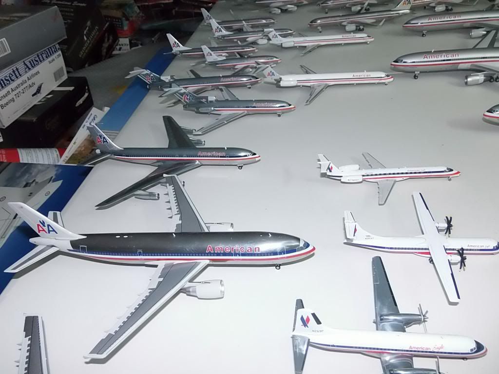 AMERICAN AIRLINES,''THE'' most complete 1200 diecast collection!! DA.C
