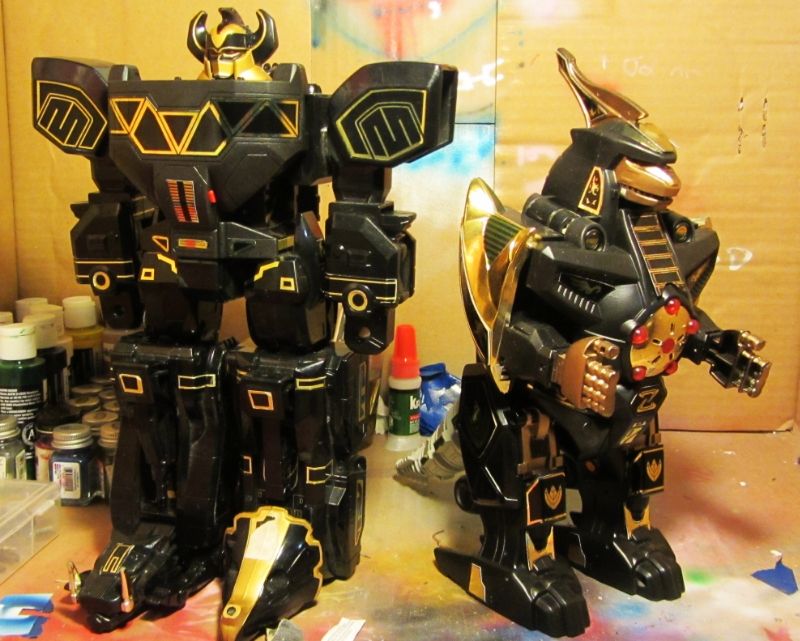 dragonzord black and gold