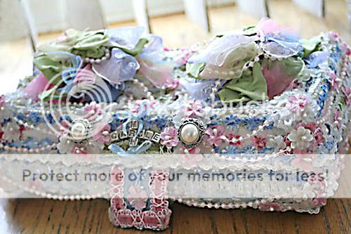 Handmade Pink Craft Girls Jewelry Egg Box Keepsake Organizer Easter