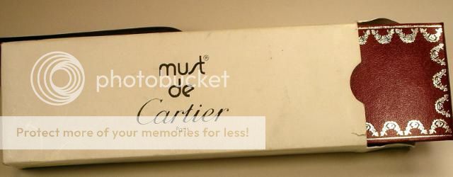 Must de Cartier Pen With Box & Certificate 1990 Vintage  